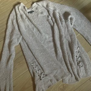 American Eagle Beige Sweater Cardigan